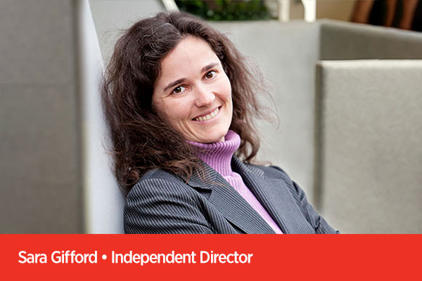 Sara Gifford, Independent Director, Massachusetts